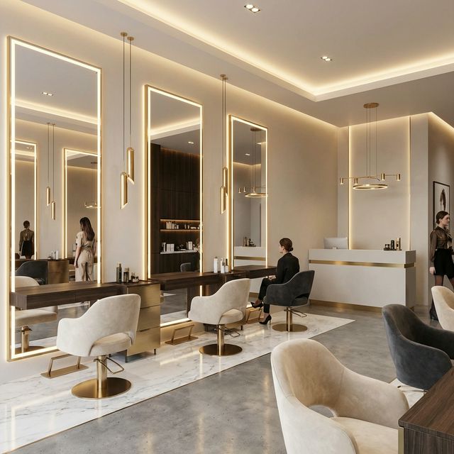Modern Salon Interior